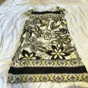 Steve Madden floral dress cap sleeve size 10 NWT